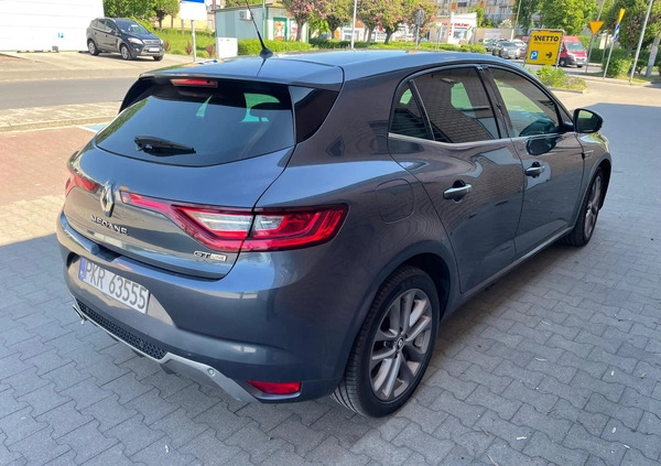 Renault Megane cena 44800 przebieg: 98000, rok produkcji 2016 z Bartoszyce małe 79